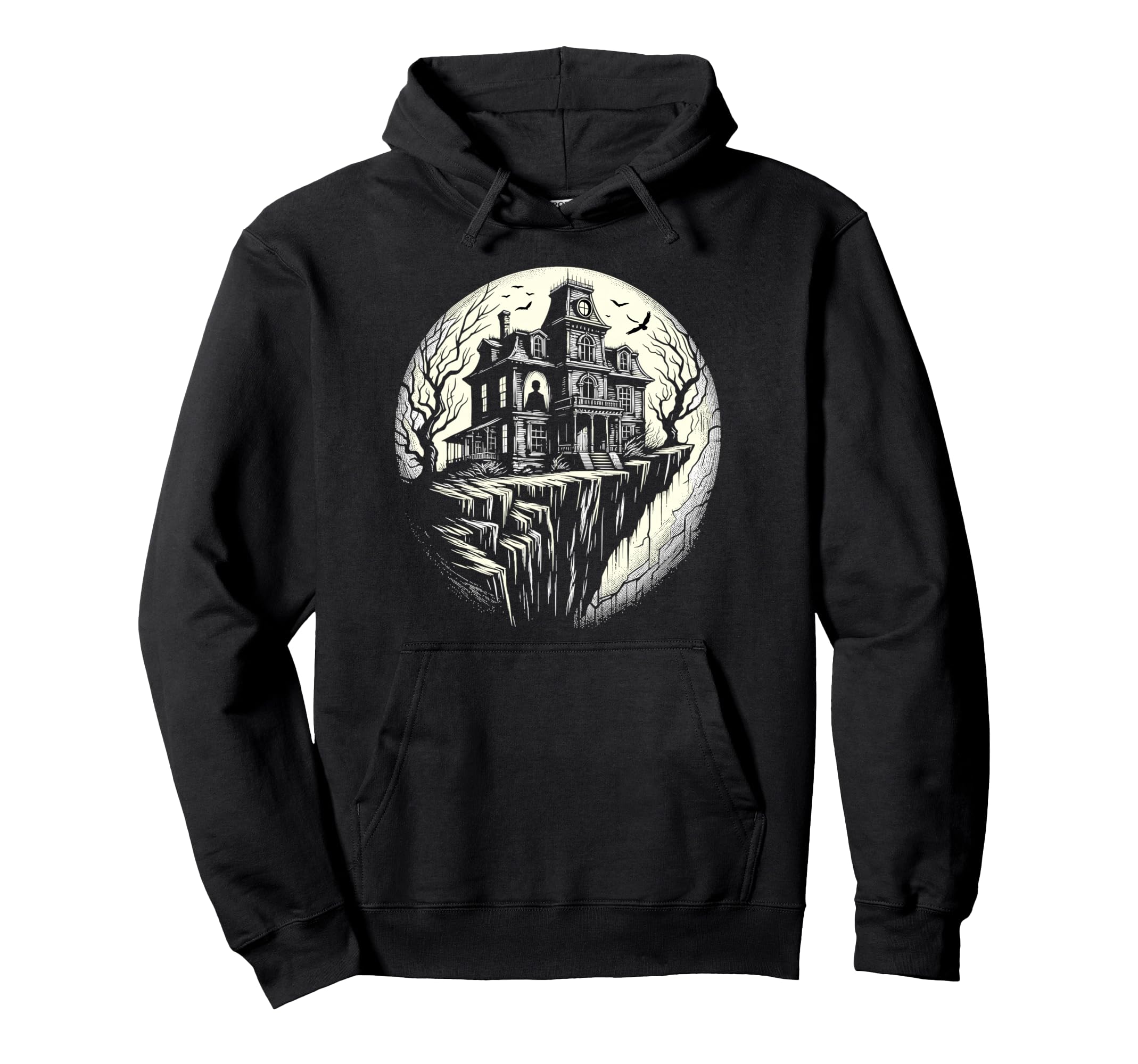 Edgar Allan Poe Raven Gothic Hoodie - Fun Novelty Design Men Women - T-Shirt, Sweatshirt, Hoodie