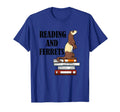 Ferrets And Reading Books Rodent Literature T-Shirt - Unique Graphic Unisex - T-Shirt, Sweatshirt, Hoodie