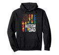 Autism Dad Autistic Child Father Hoodie - Custom Art Print for Adults - T-Shirt, Sweatshirt, Hoodie