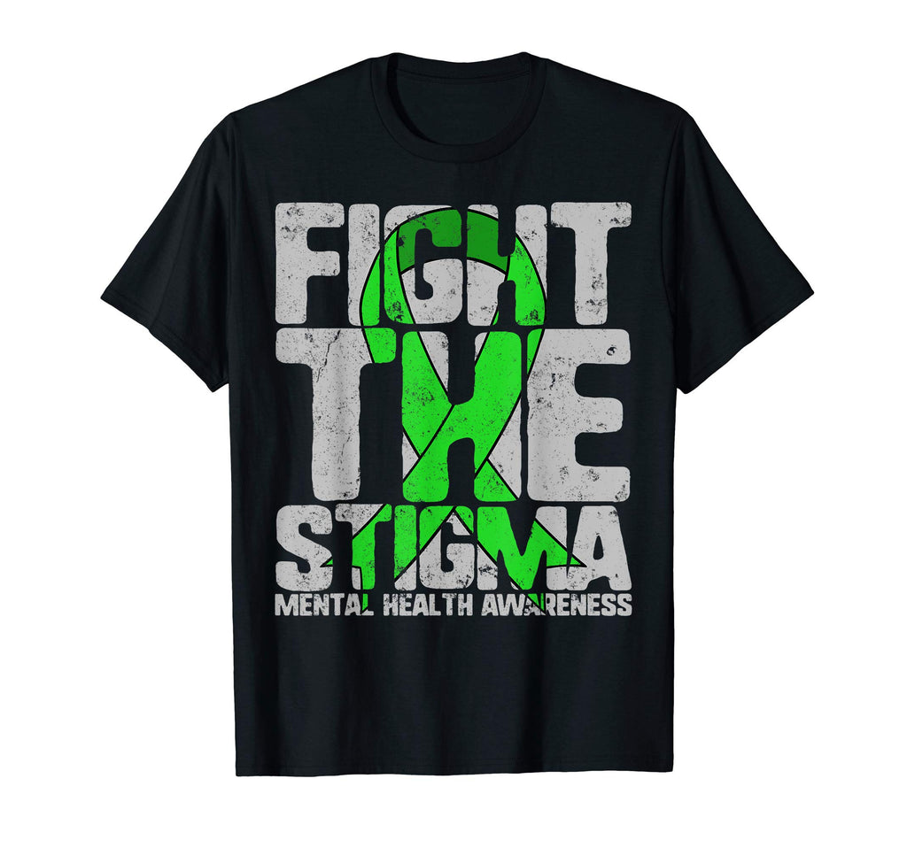 Fight Stigma Mental Health T-Shirt - Aesthetic Graphic for Adults - T-Shirt, Sweatshirt, Hoodie