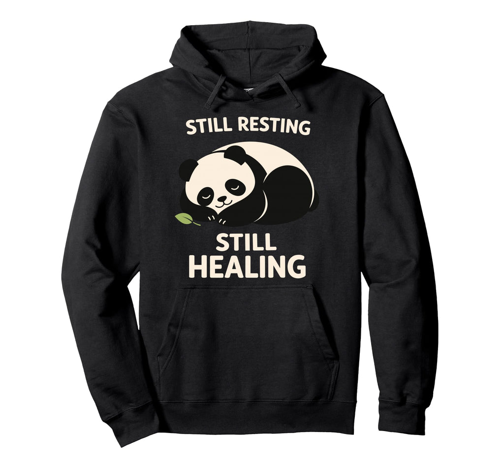 Sleepy Panda Burnout Recovery Stress Relief Hoodie - Trendy Graphic Unisex - T-Shirt, Sweatshirt, Hoodie