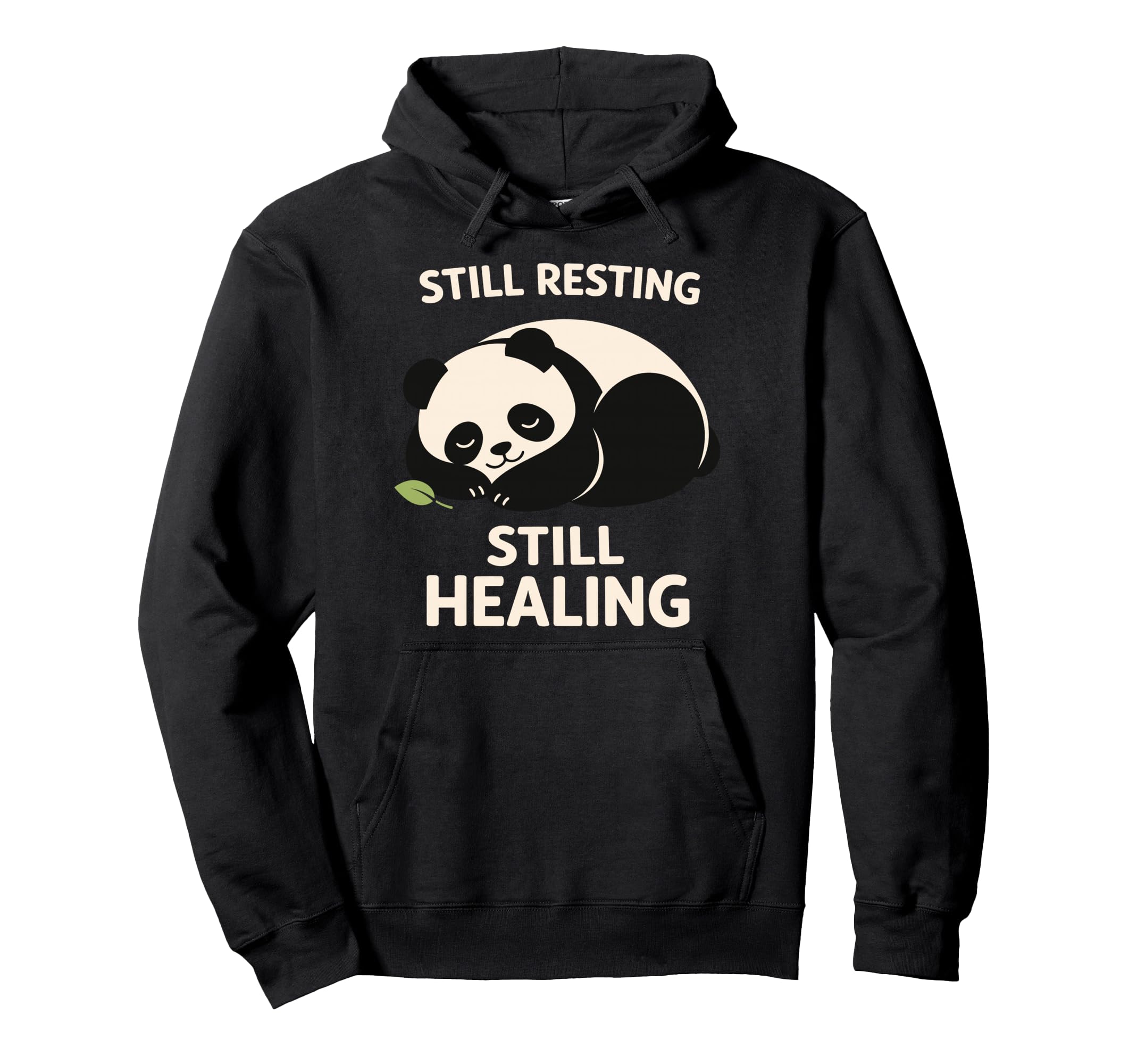 Sleepy Panda Burnout Recovery Stress Relief Hoodie - Trendy Graphic Unisex - T-Shirt, Sweatshirt, Hoodie