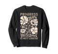 Progress Is Not Linear Sped Teacher Sweatshirt - Unique Graphic Unisex - T-Shirt, Sweatshirt, Hoodie