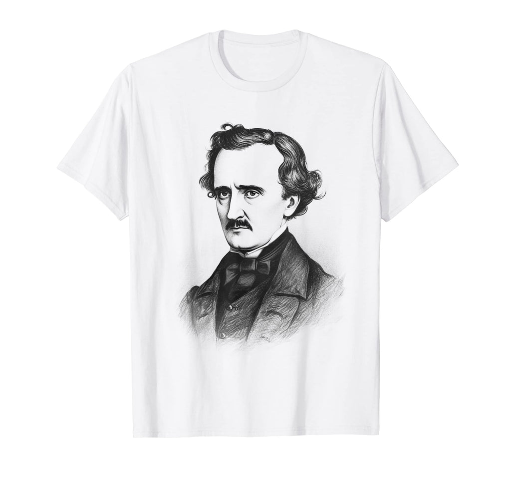 Edgar Allan Poe Bookish Literature T-Shirt - Minimalist Print Men Women - T-Shirt, Sweatshirt, Hoodie