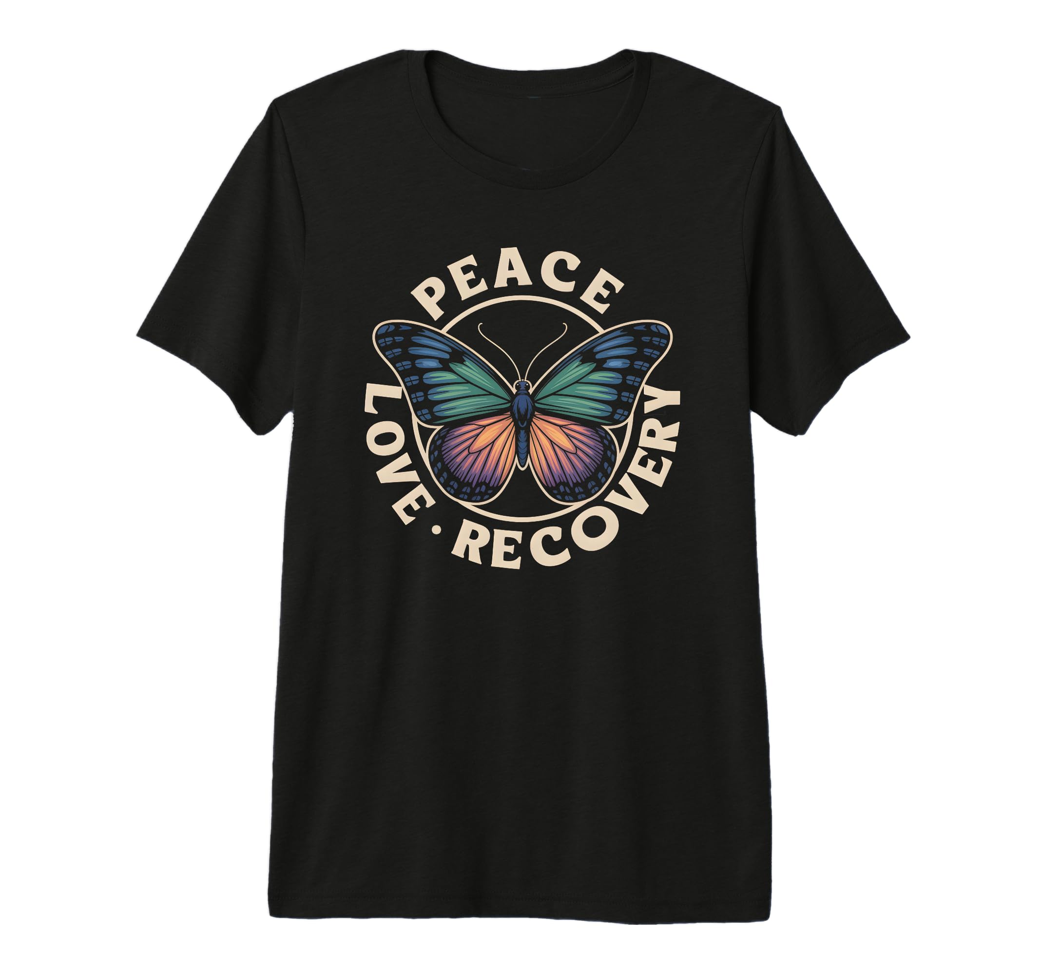Kawaii Peace Love Recovery Vibes Injury T-Shirt - Custom Art Print Unisex - T-Shirt, Sweatshirt, Hoodie