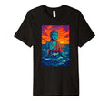 Buddha Sunset Art Spiritual Ocean T-Shirt - Graphic Print Unisex - T-Shirt, Sweatshirt, Hoodie