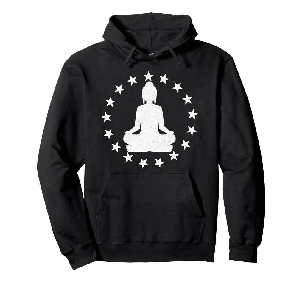 Yoga Pose Stars Yogi Spiritual Hoodie - Unique Graphic for Adults - T-Shirt, Sweatshirt, Hoodie