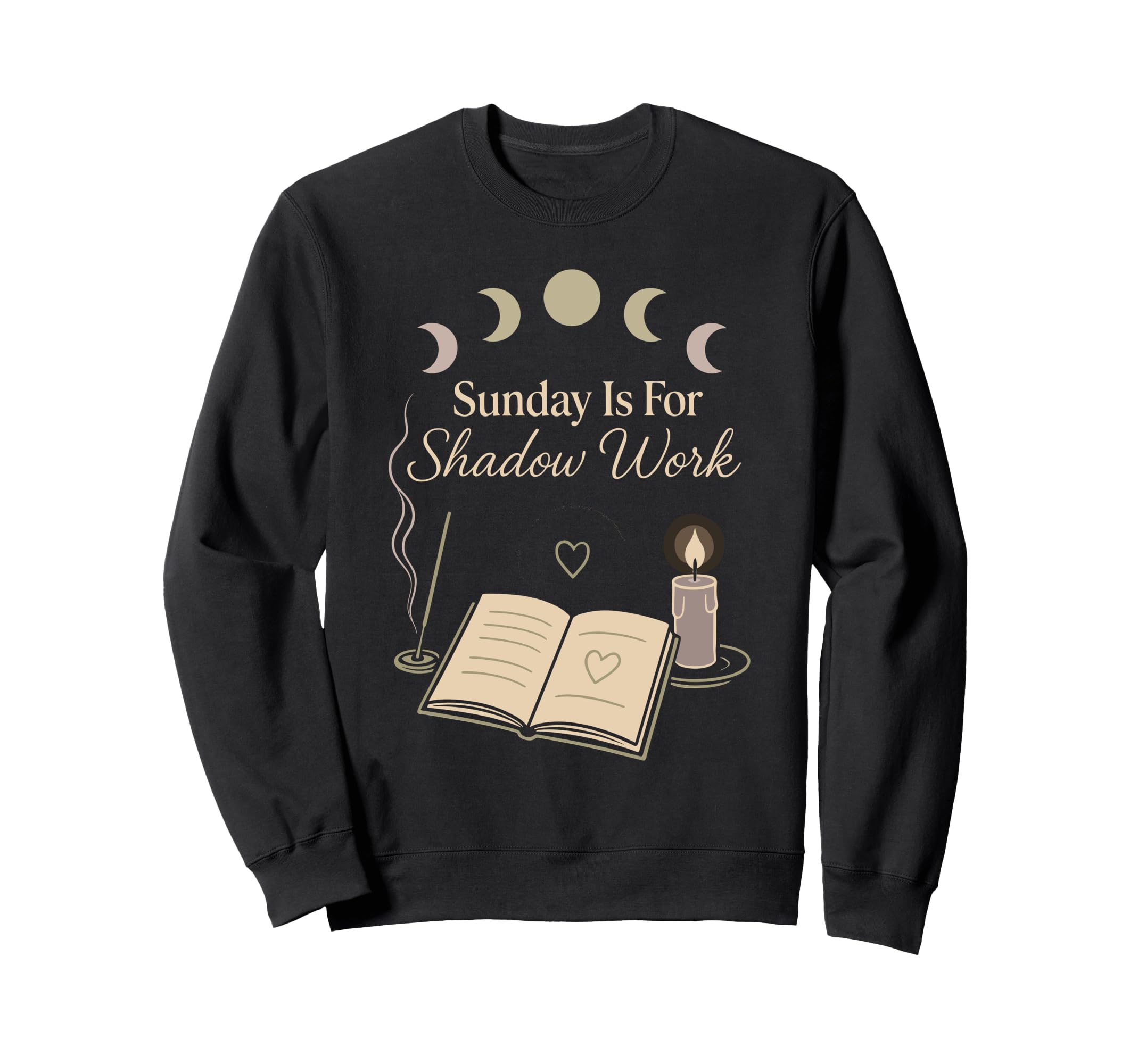 Spiritual Sunday Ritual Self Sweatshirt - Aesthetic Graphic for Adults - T-Shirt, Sweatshirt, Hoodie