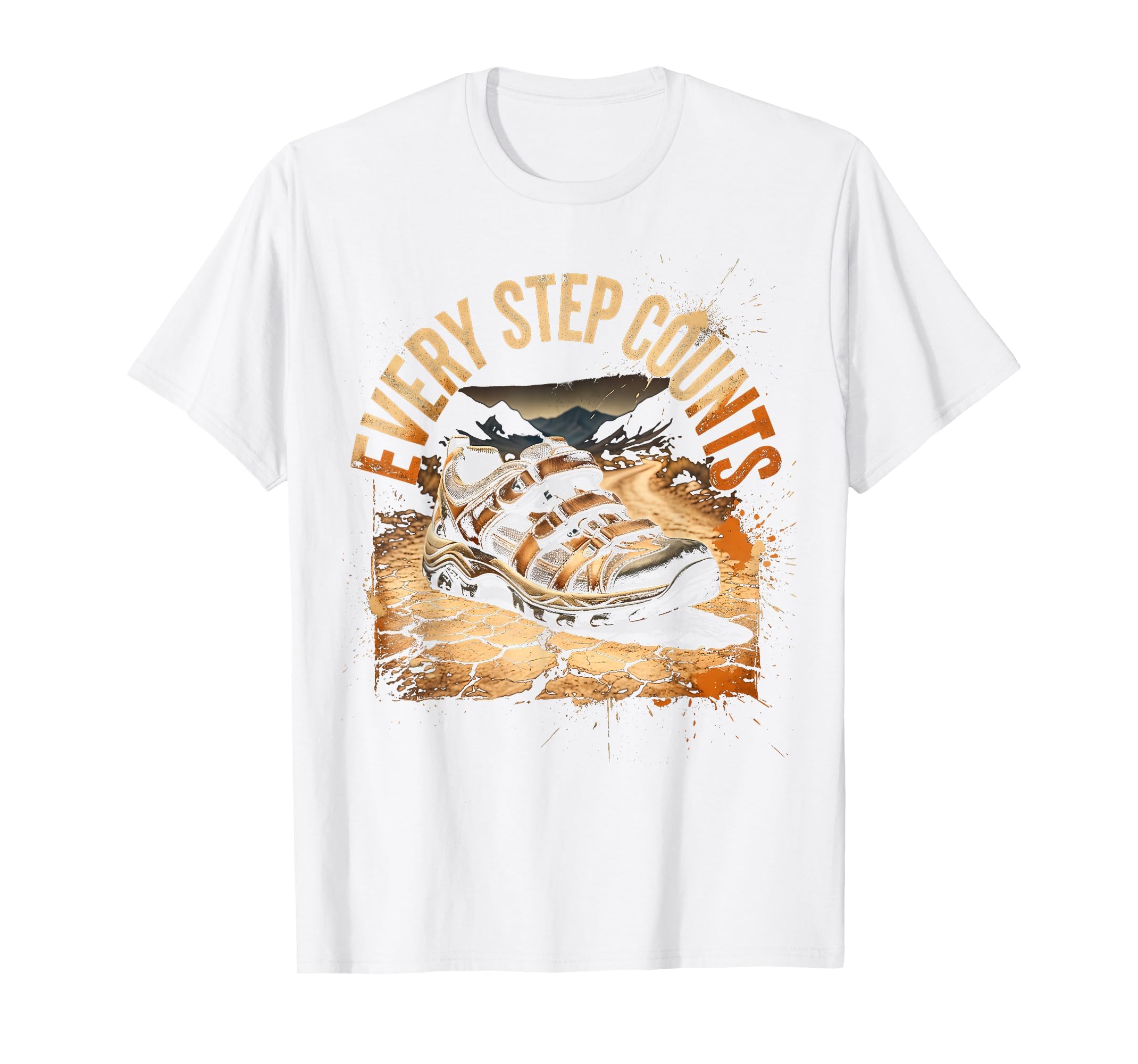 Every Step Counts Hiking Sandals T-Shirt - Unique Graphic Men Women - T-Shirt, Sweatshirt, Hoodie