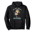 Best Therapy Is Dachshund Dog Funny Hoodie - Graphic Print for Adults - T-Shirt, Sweatshirt, Hoodie