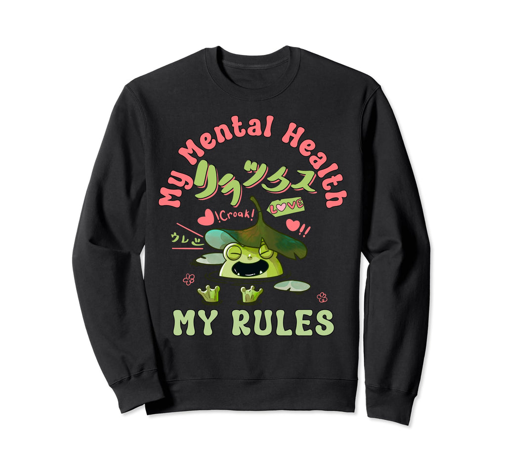 Frog Self Love Mental Wellness Sweatshirt - Trendy Graphic Men Women - T-Shirt, Sweatshirt, Hoodie