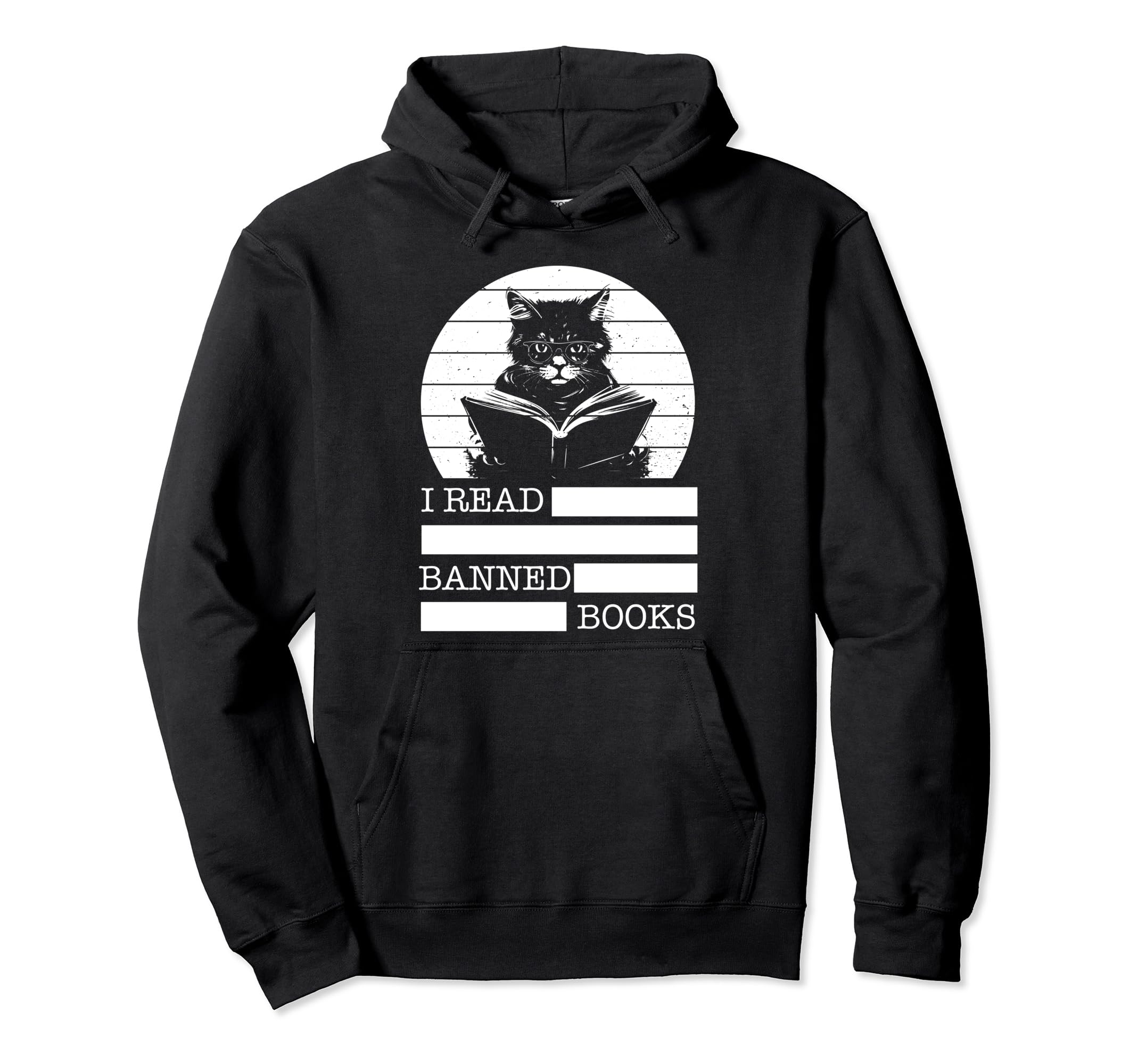 I Read Banned Books Book Reading Rebel Hoodie - Custom Art Print Unisex - T-Shirt, Sweatshirt, Hoodie