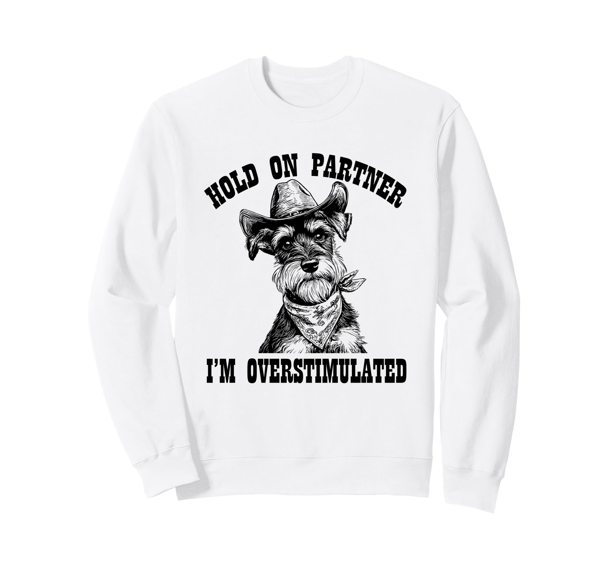 Adhd Western Howdy Partner Sweatshirt - Novelty Apparel for Adults - T-Shirt, Sweatshirt, Hoodie