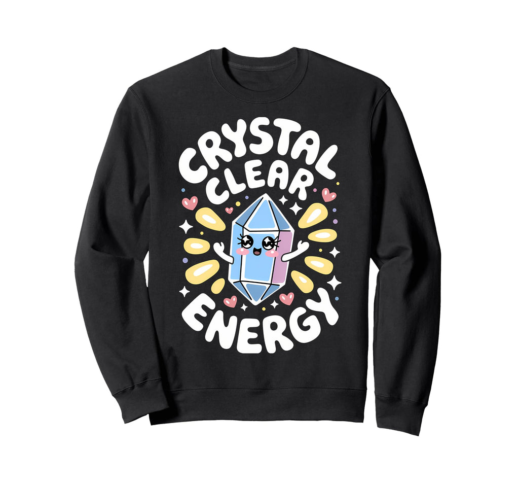 Healing Stone Crystals Energy Spiritual Sweatshirt - Graphic Print Unisex - T-Shirt, Sweatshirt, Hoodie