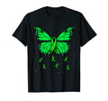 Green Ribbon Butterfly Womens Mental T-Shirt - Streetwear Style Men Women - T-Shirt, Sweatshirt, Hoodie