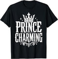 Prince Charming Fun Fairy Halloween Lazy Costume T-Shirt Unisex T-shirt, Sweatshirt, Hoodie, Long Sleeve Tee - T-Shirt, Sweatshirt, Hoodie