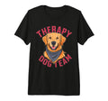 Therapy Dog Team Golden Retriever T-Shirt - Casual Everyday Wear Men Women - T-Shirt, Sweatshirt, Hoodie