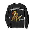 Funny Frog Riding Turtle Coffee Sweatshirt - Graphic Print for Adults - T-Shirt, Sweatshirt, Hoodie