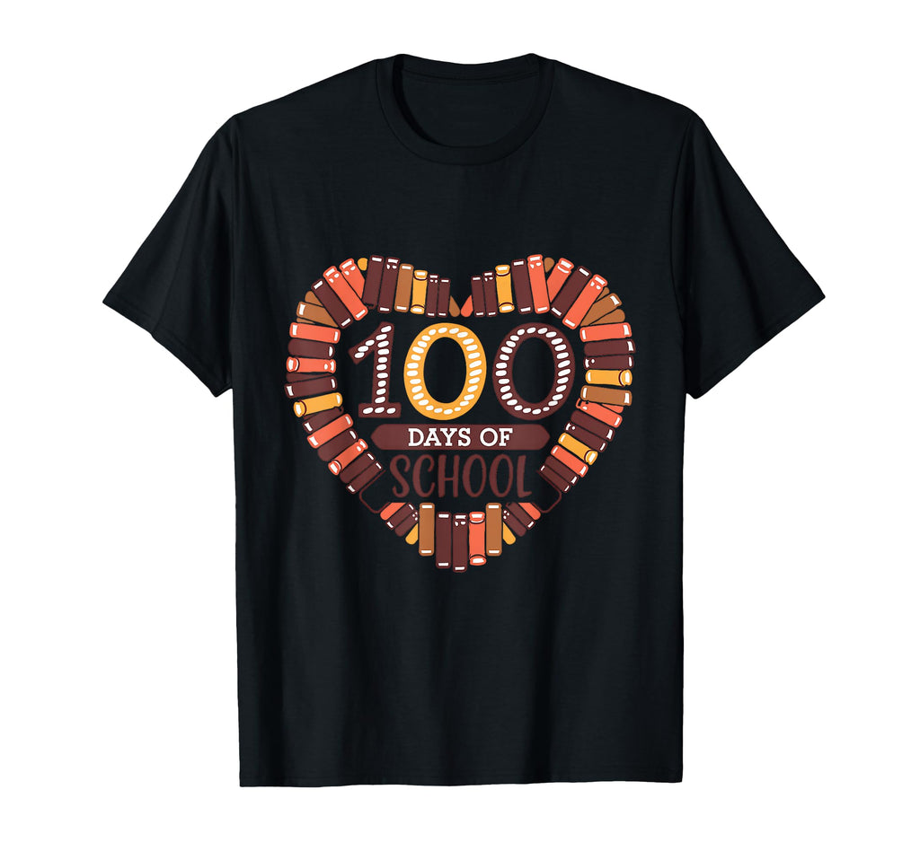 100 Day School And Who Love Books T-Shirt - Trendy Graphic Men Women - T-Shirt, Sweatshirt, Hoodie