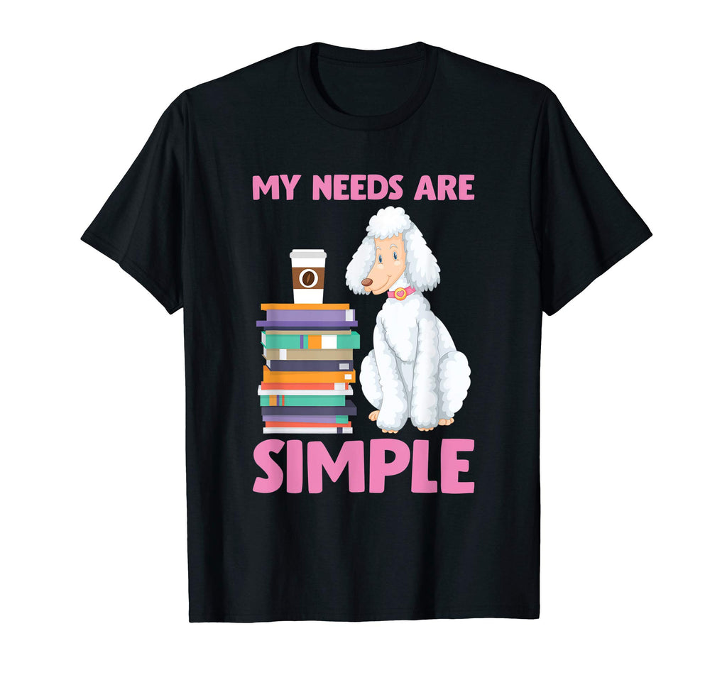 Funny Dog And Bookworm Gift Caffeine T-Shirt - Novelty Apparel Men Women - T-Shirt, Sweatshirt, Hoodie