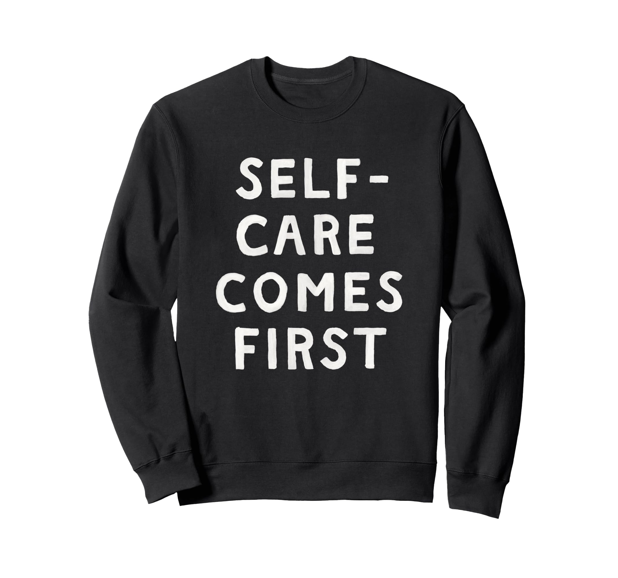 Threadless Me And Moon Self Care Sweatshirt - Minimalist Print for Adults - T-Shirt, Sweatshirt, Hoodie