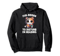 Reading Book Cat Library Reading Teacher Hoodie - Aesthetic Graphic Unisex - T-Shirt, Sweatshirt, Hoodie