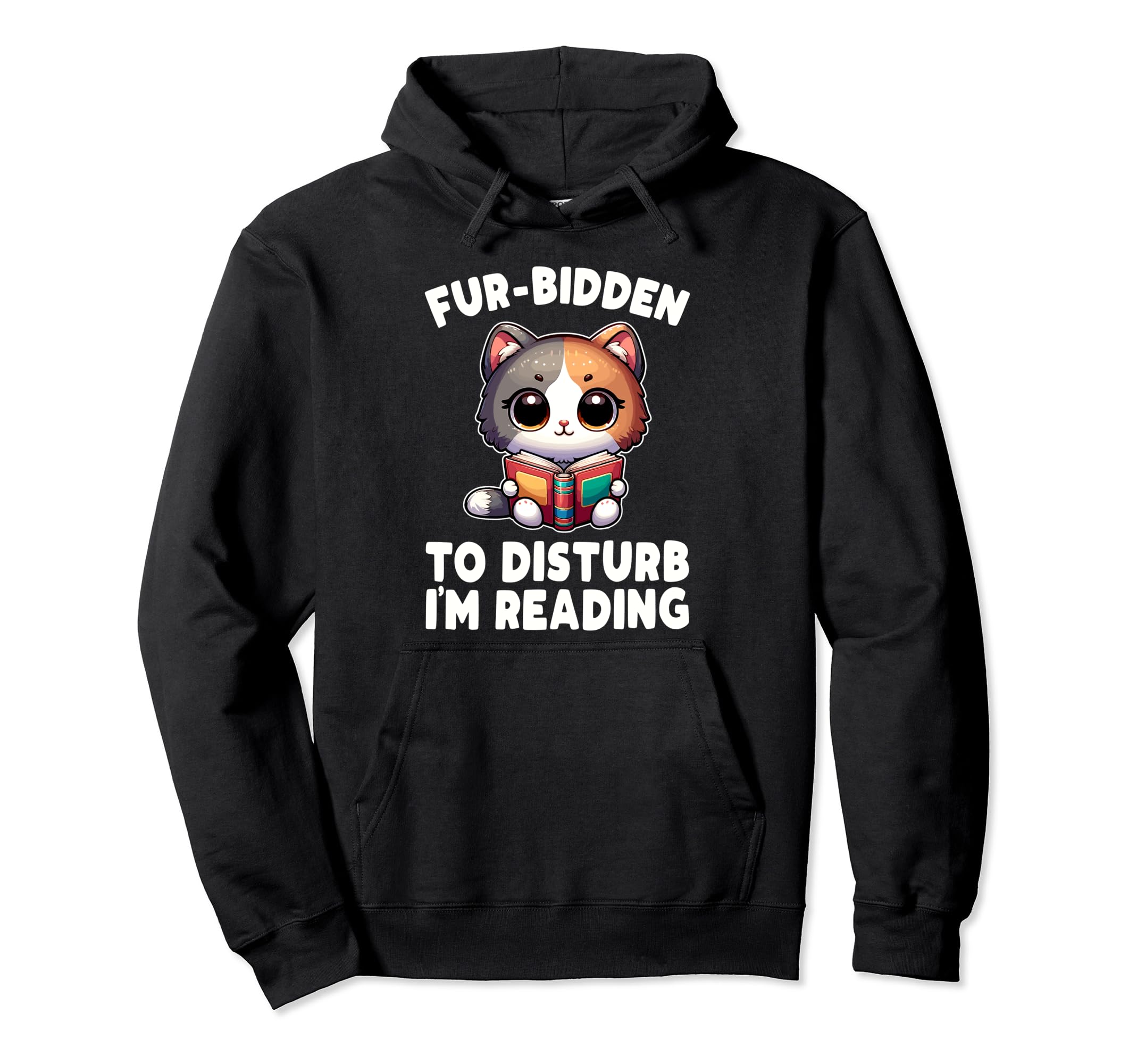 Reading Book Cat Library Reading Teacher Hoodie - Aesthetic Graphic Unisex - T-Shirt, Sweatshirt, Hoodie