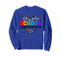 School Librarian Book Lover Sweatshirt - Aesthetic Graphic for Adults - T-Shirt, Sweatshirt, Hoodie