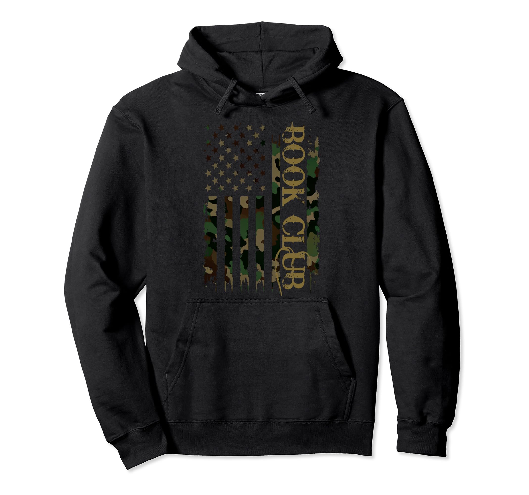 Book Club United States Distressed Hoodie - Custom Art Print for Adults - T-Shirt, Sweatshirt, Hoodie