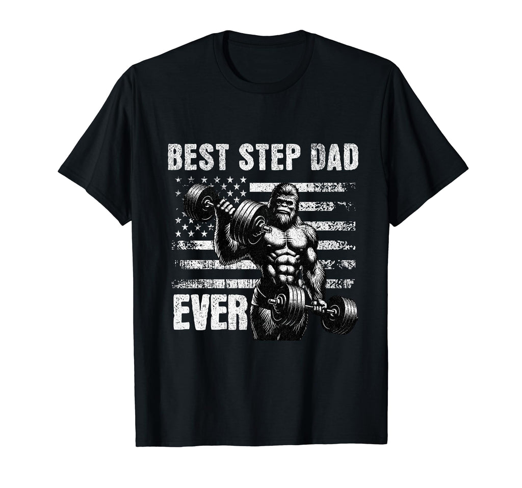 Best Step Dad Ever Fathers Day T-Shirt - Aesthetic Graphic Men Women - T-Shirt, Sweatshirt, Hoodie