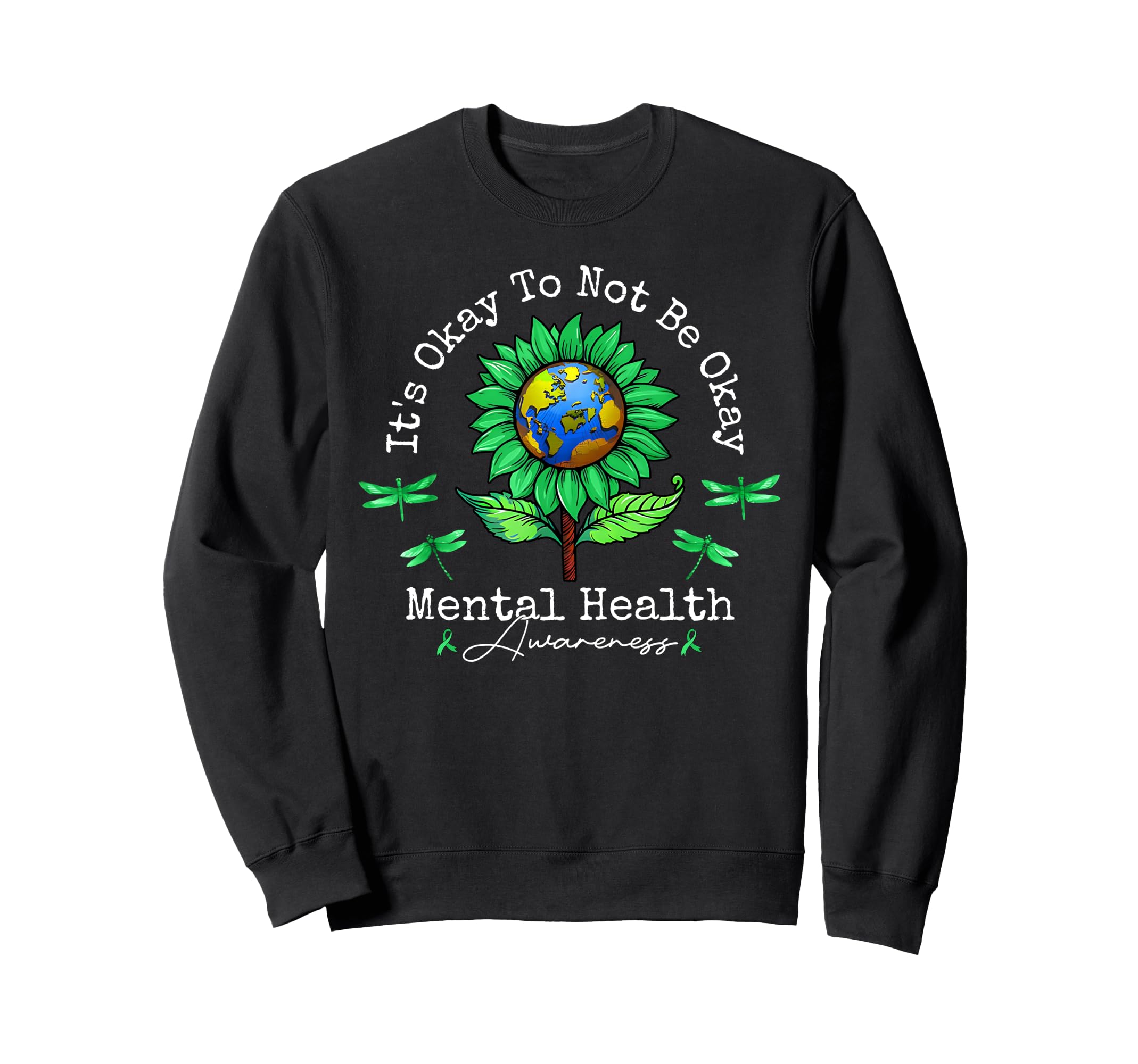 Its Okay To Not Be Okay Mental Sweatshirt - Aesthetic Graphic for Adults - T-Shirt, Sweatshirt, Hoodie