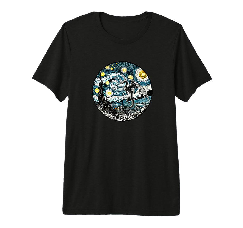 Dragon Mystical Creature Book Van T-Shirt - Streetwear Style for Adults - T-Shirt, Sweatshirt, Hoodie