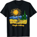 Gogh Riding Funny Cycling Van Gogh Art Bike T-Shirt Unisex T-shirt, Sweatshirt, Hoodie, Long Sleeve Tee - T-Shirt, Sweatshirt, Hoodie