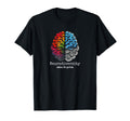 Colorful Rainbow Brain T-Shirt - Custom Art Print for Adults - T-Shirt, Sweatshirt, Hoodie