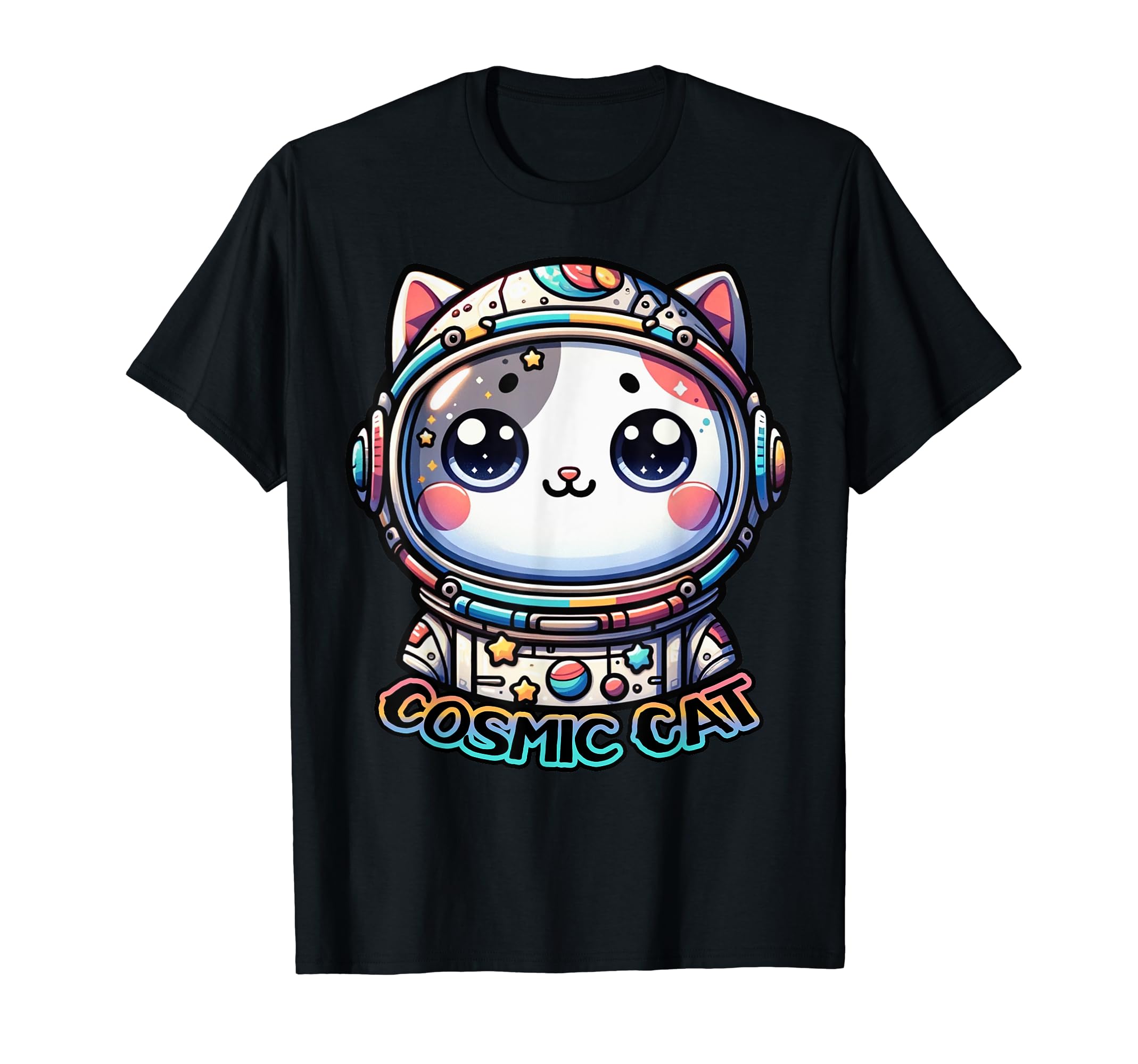 Cosmic Cat Astronaut T-Shirt - Unique Graphic Men Women - T-Shirt, Sweatshirt, Hoodie
