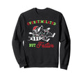 Overstimulated But Festive Raccoon Sweatshirt - Minimalist Print Unisex - T-Shirt, Sweatshirt, Hoodie