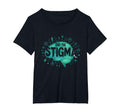 End Stigma Mental Health Awareness Brain T-Shirt - Streetwear Style Unisex - T-Shirt, Sweatshirt, Hoodie