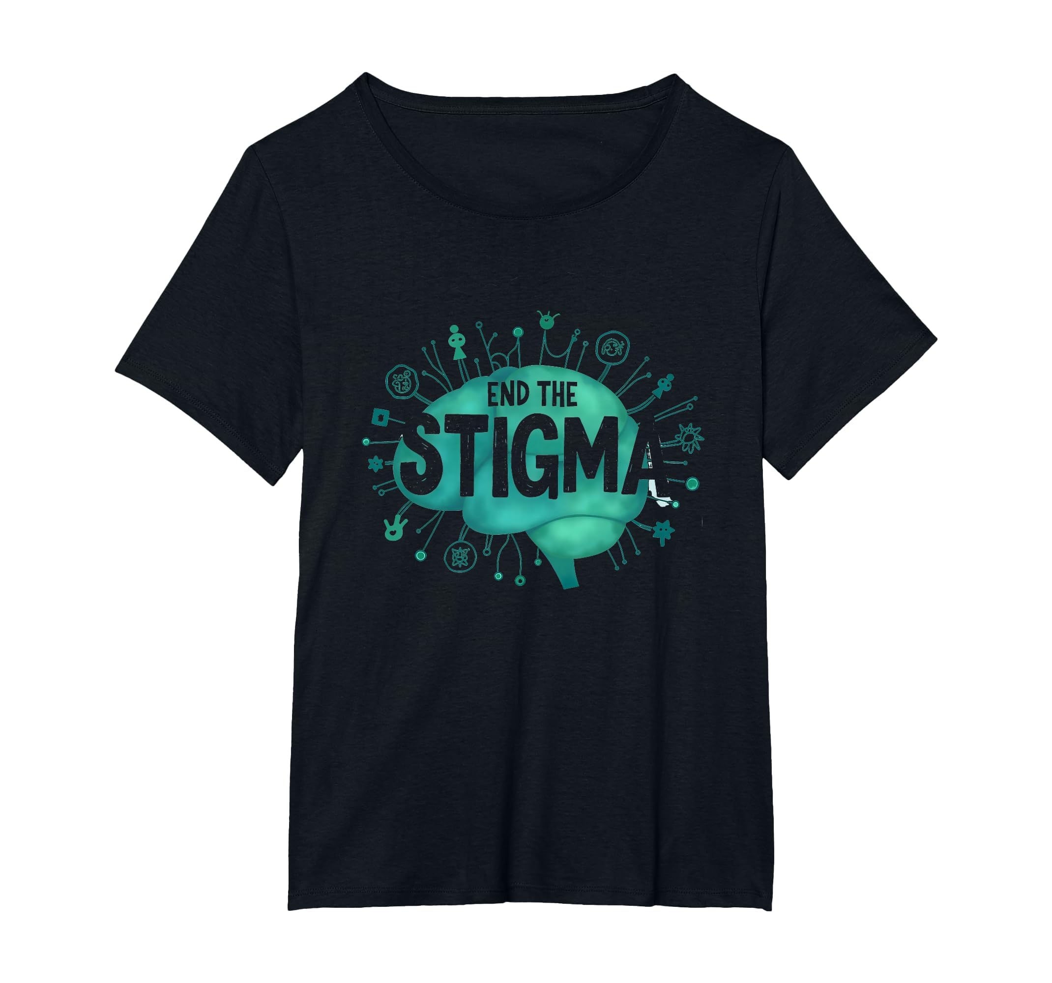 End Stigma Mental Health Awareness T-Shirt - Unique Graphic for Adults - T-Shirt, Sweatshirt, Hoodie