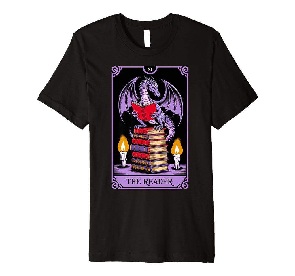 Bookworm Dragons Reading Book Lover T-Shirt - Streetwear Style for Adults - T-Shirt, Sweatshirt, Hoodie