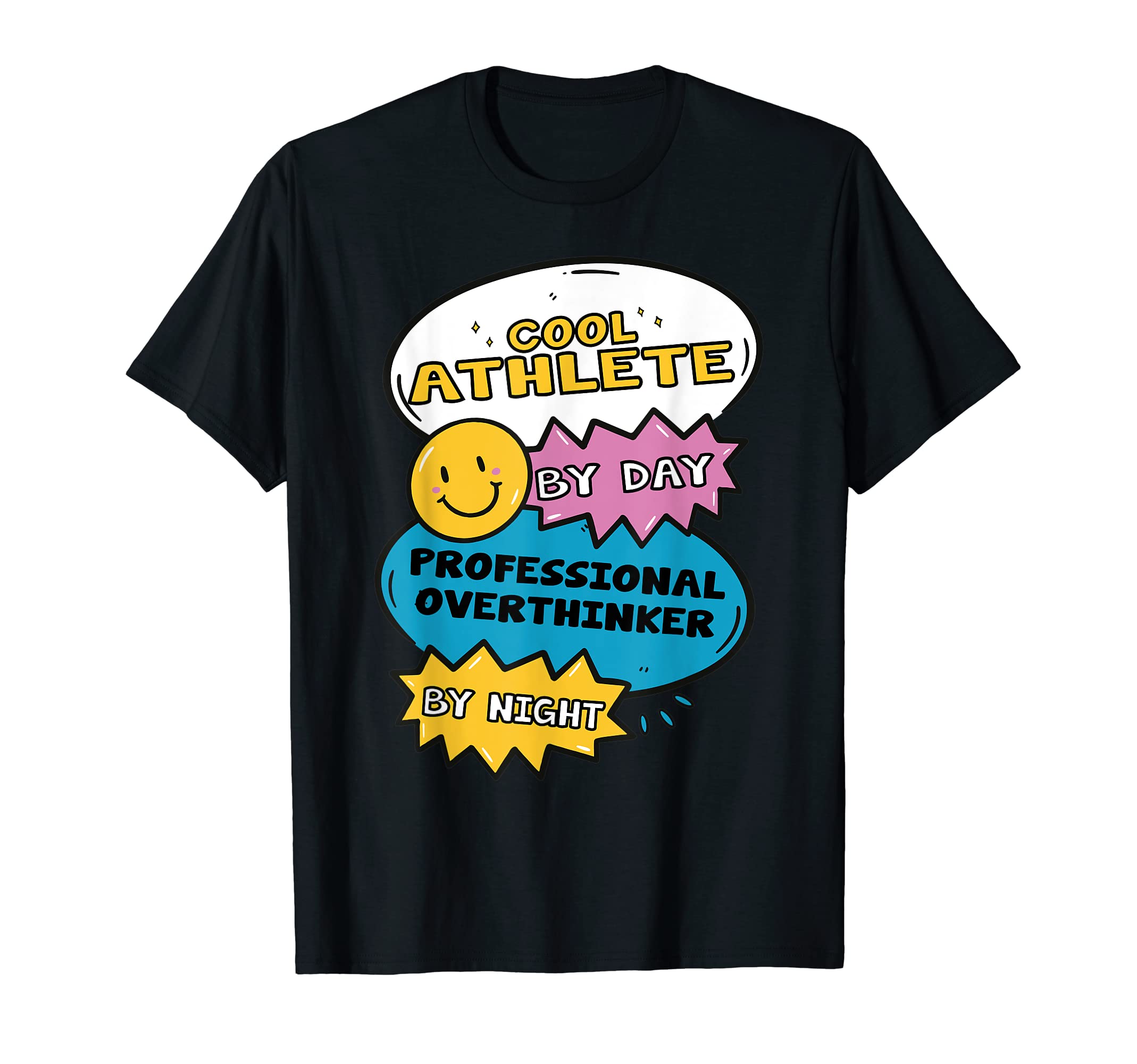 Athlete Day Professional Overthinker T-Shirt - Graphic Print for Adults - T-Shirt, Sweatshirt, Hoodie