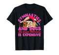 Gymnastics Dog Gymnastics And Dogs Because T-Shirt - Unique Graphic Unisex - T-Shirt, Sweatshirt, Hoodie