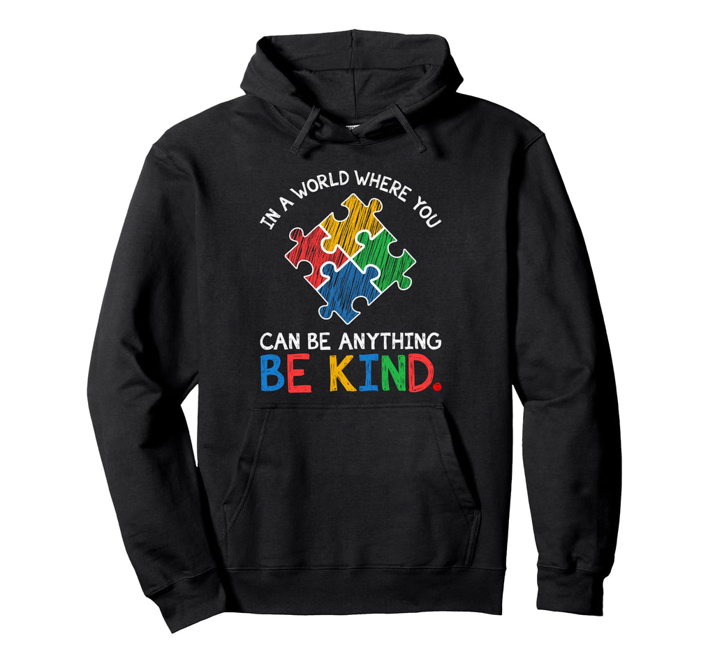 Be Kind Autism Awareness Hoodie - Streetwear Style for Adults - T-Shirt, Sweatshirt, Hoodie