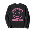 Overstimulated Moms Club Groovy Funny Sweatshirt - Graphic Print Unisex - T-Shirt, Sweatshirt, Hoodie