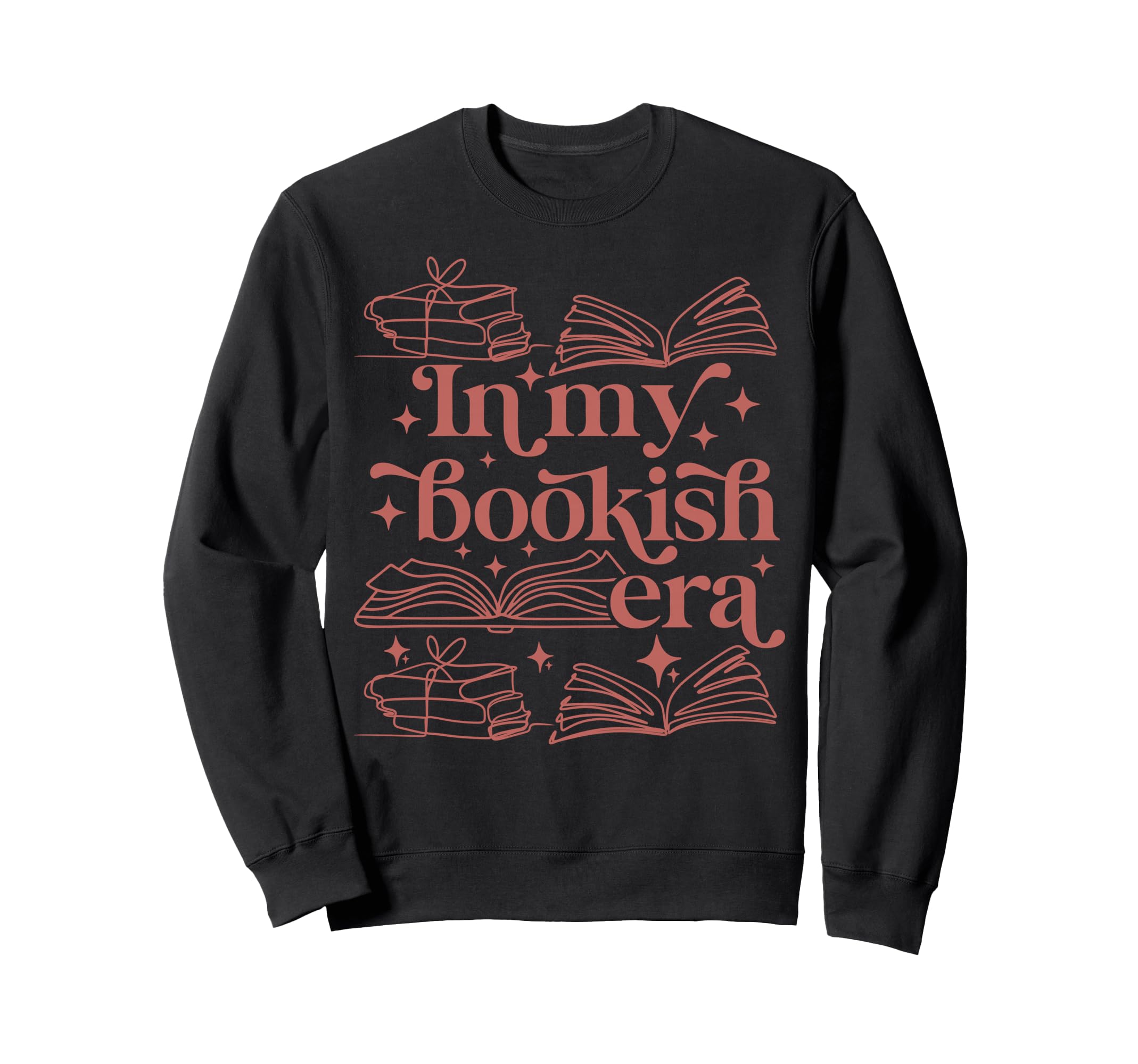 My Bookish Era Book Lover Sweatshirt - Minimalist Print Men Women - T-Shirt, Sweatshirt, Hoodie