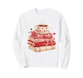 Valentines Book Coffee Lover Latch Sweatshirt - Minimalist Print Unisex - T-Shirt, Sweatshirt, Hoodie