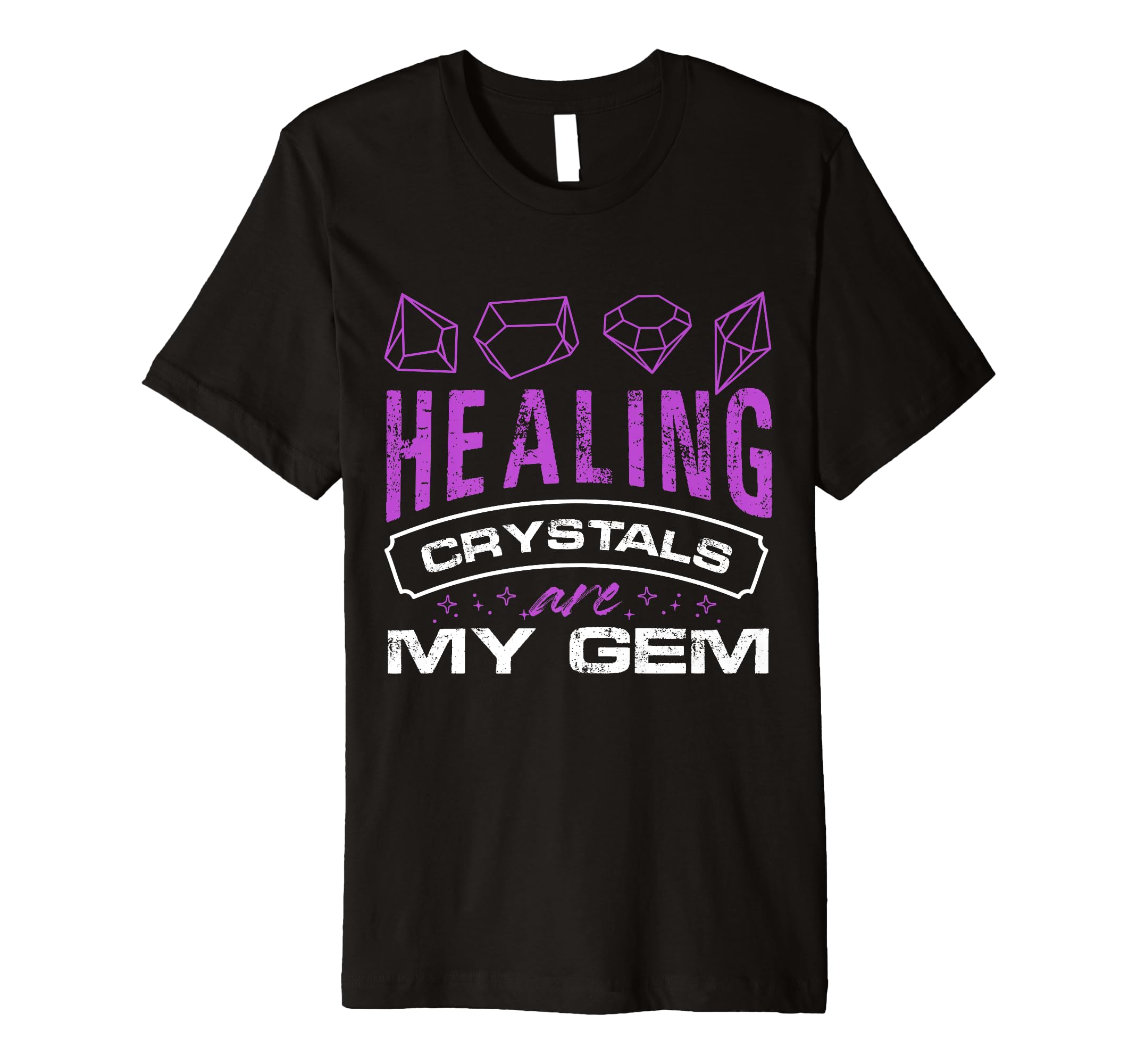 Healing Crystals Are My Gem Asian T-Shirt - Custom Art Print Unisex - T-Shirt, Sweatshirt, Hoodie