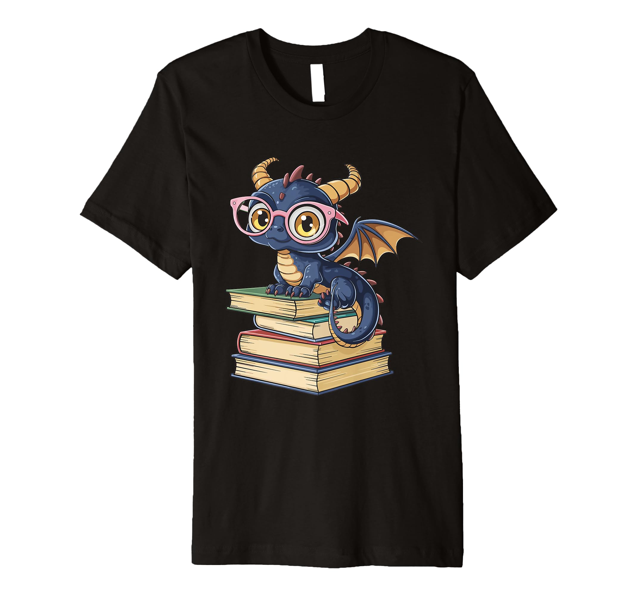 Reading Dragon Shirts Magical Book T-Shirt - Fun Novelty Design for Adults - T-Shirt, Sweatshirt, Hoodie