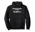 Bookmarks Are Quitters Funny Librarian Hoodie - Fun Novelty Design Unisex - T-Shirt, Sweatshirt, Hoodie