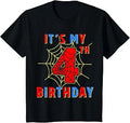 Its My 4th Birthday 4 Year Old Spider Web Birthday Party T-Shirt Unisex T-shirt, Sweatshirt, Hoodie, Long Sleeve Tee - T-Shirt, Sweatshirt, Hoodie