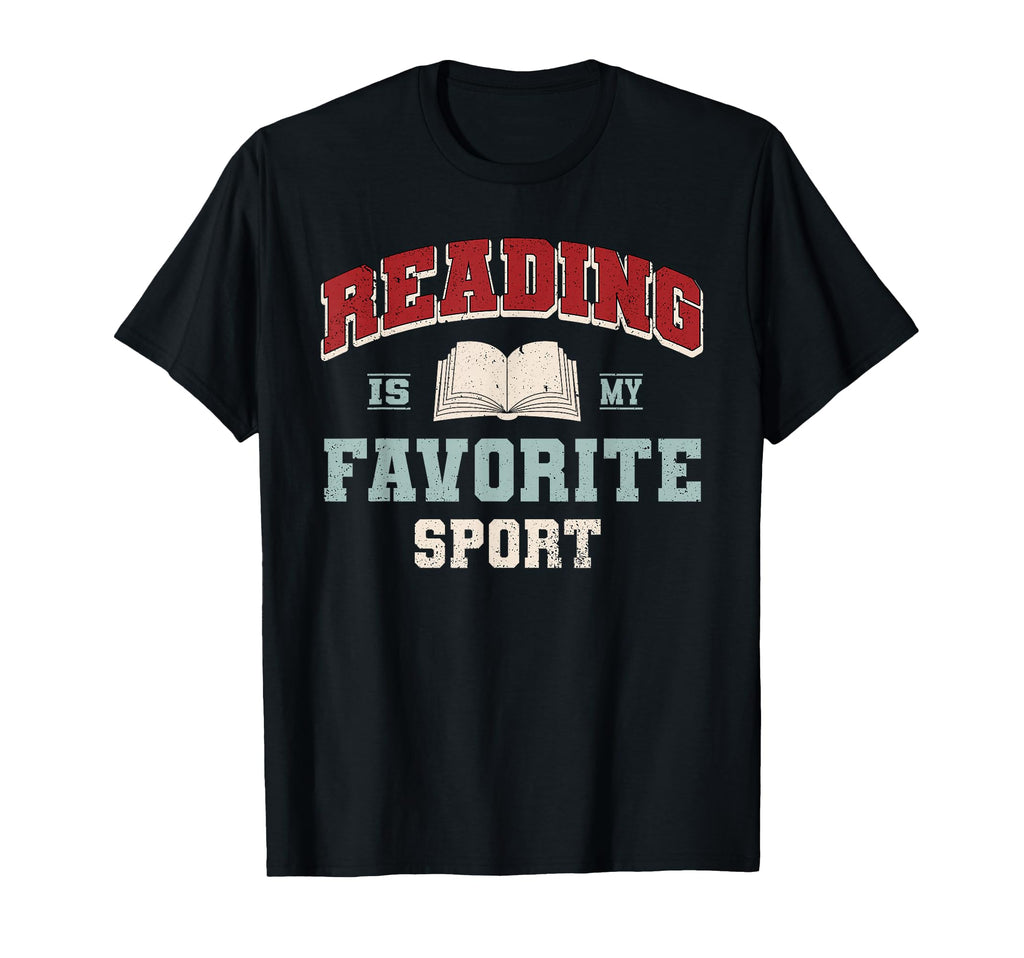 Reading Favorite Sport Book T-Shirt - Casual Everyday Wear Men Women - T-Shirt, Sweatshirt, Hoodie